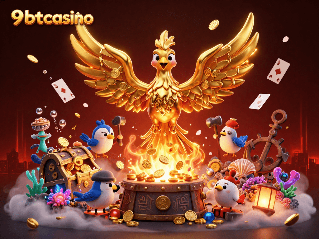 Experience thrilling wins with 9betcasino featuring a molten phoenix and treasure-filled adventure