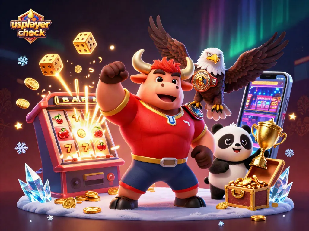 Celebrate wins at usplayercheck with vibrant casino mascots and exciting game elements!