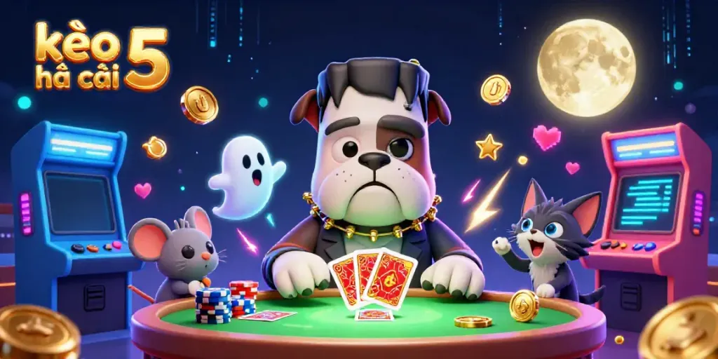 Experience the thrilling dynamics of kèo nhà cái 5 with colorful casino characters and rich gaming elements!