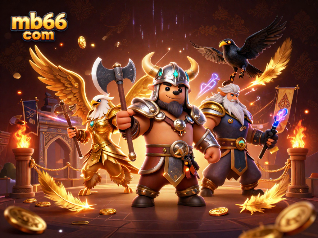 Engage in thrilling gameplay at mb66 com, featuring dynamic characters and immersive casino elements.