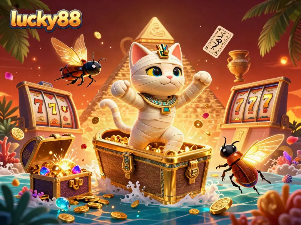 Experience exciting gameplay in lucky88 with vibrant characters and dynamic slot elements.