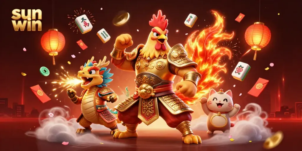 Experience the thrilling atmosphere of sun win with dynamic casino characters and vibrant game elements.