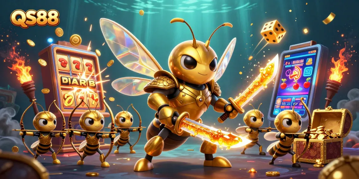 Engage with QS88's exciting slot experience featuring animated characters and jackpots exploding with winnings.