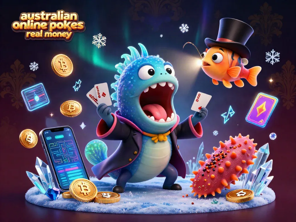 Experience thrill in australian online pokies real money with vibrant 3D characters and casino elements.