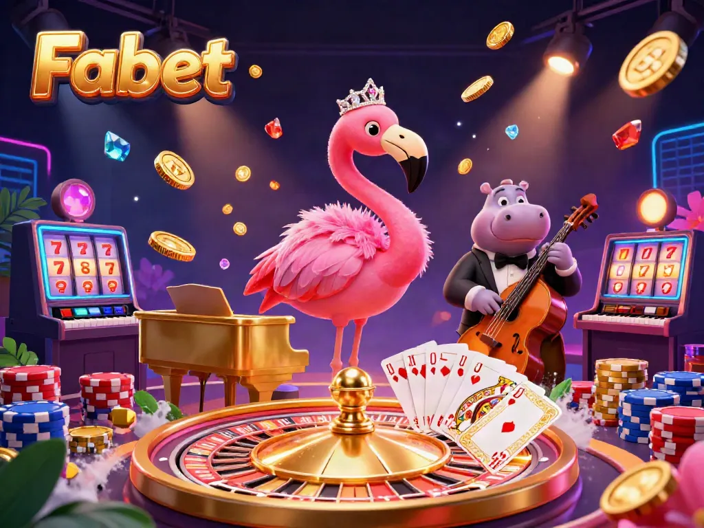 Experience exhilarating gaming action at Fabet with dynamic casino themes and vibrant characters.