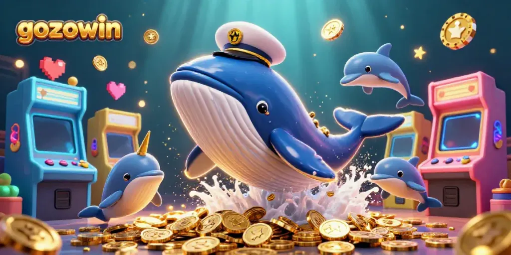 Experience gaming excitement at Gozowin with vibrant characters and captivating casino elements.
