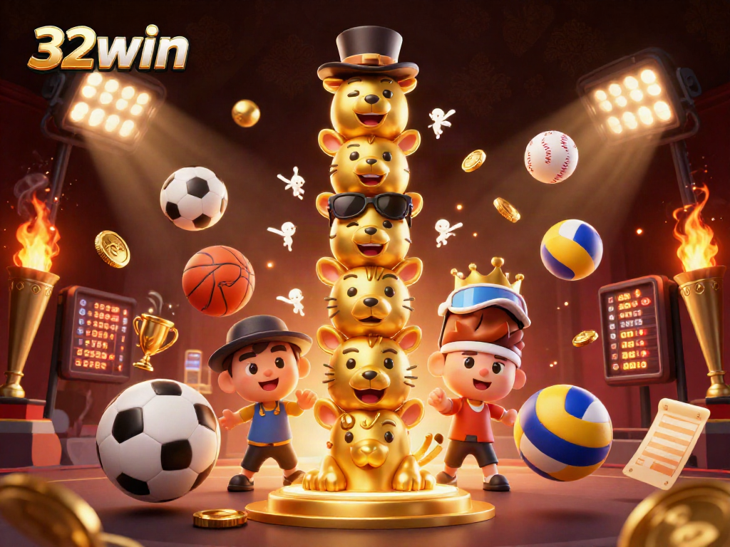 Experience thrilling wins at 32win with dynamic sports betting and vibrant casino elements.